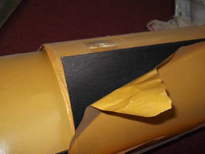 Защитная бумага на клеевом слое пластика Сибу.